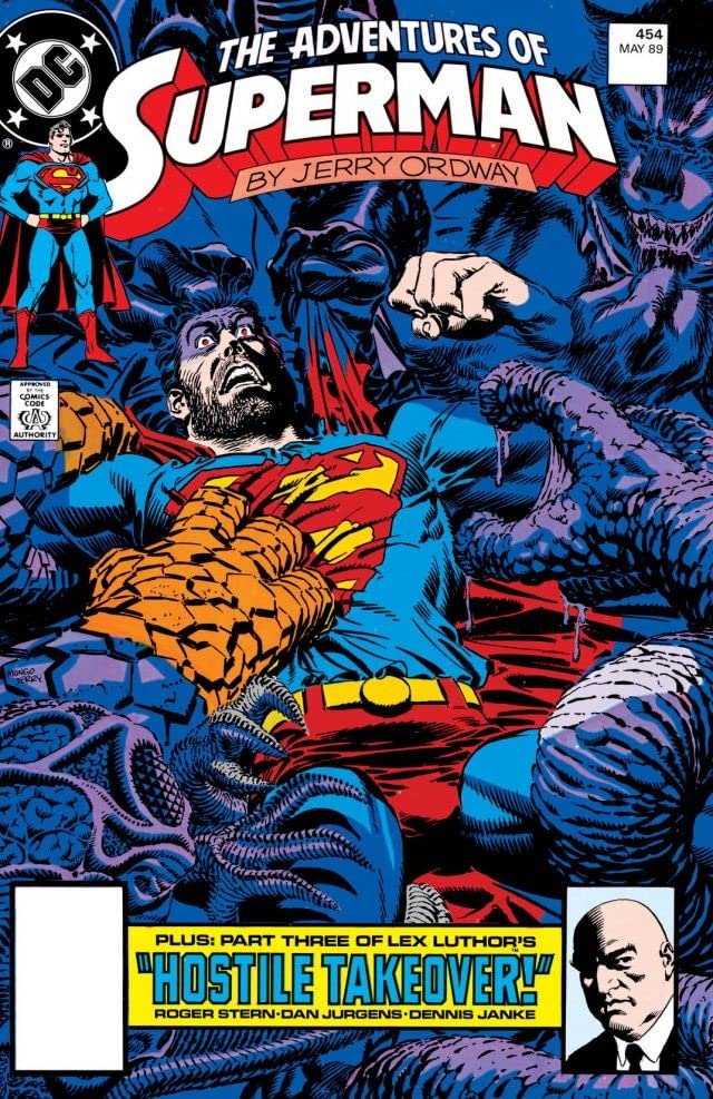 Adventures of Superman #454 cover
