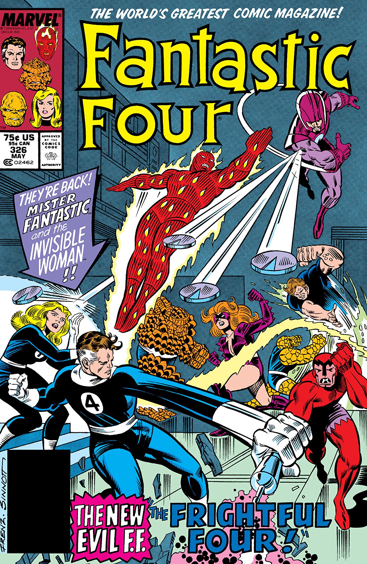 Fantastic Four #326 cover