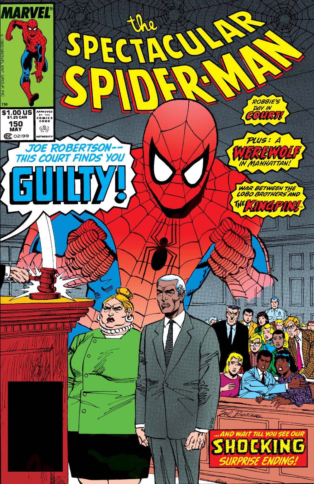 The Spectacular Spider-Man #150 cover