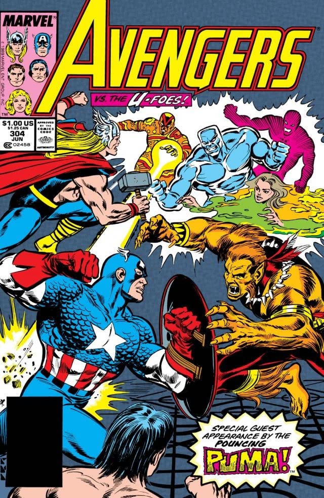 The Avengers #304 cover