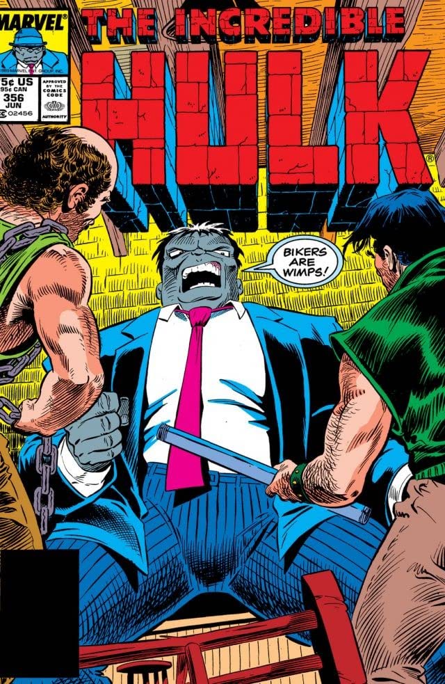 The Incredible Hulk #356 cover