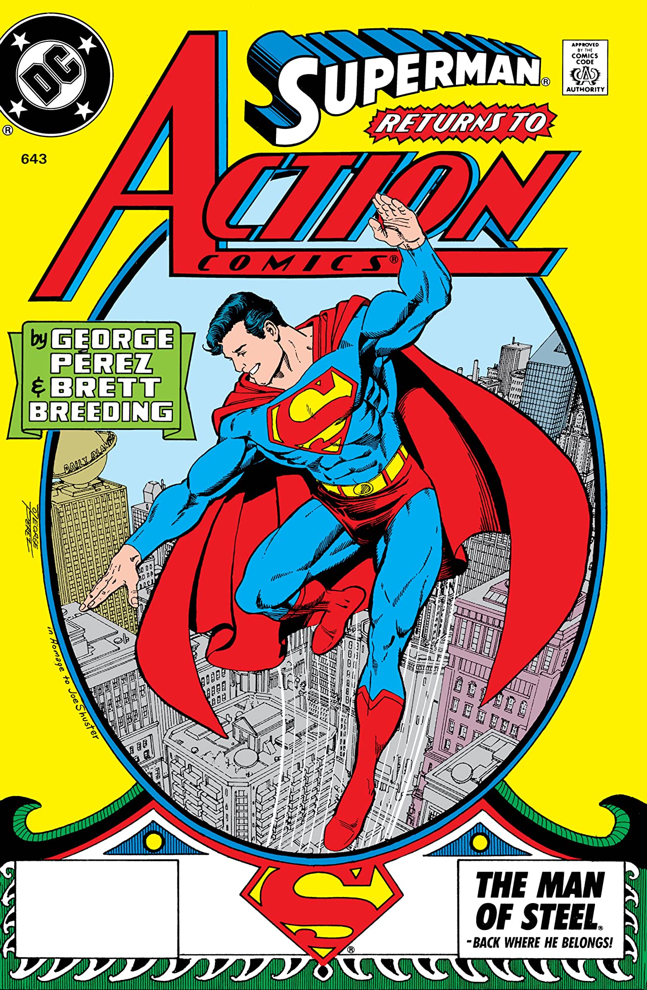 Action Comics #643 cover