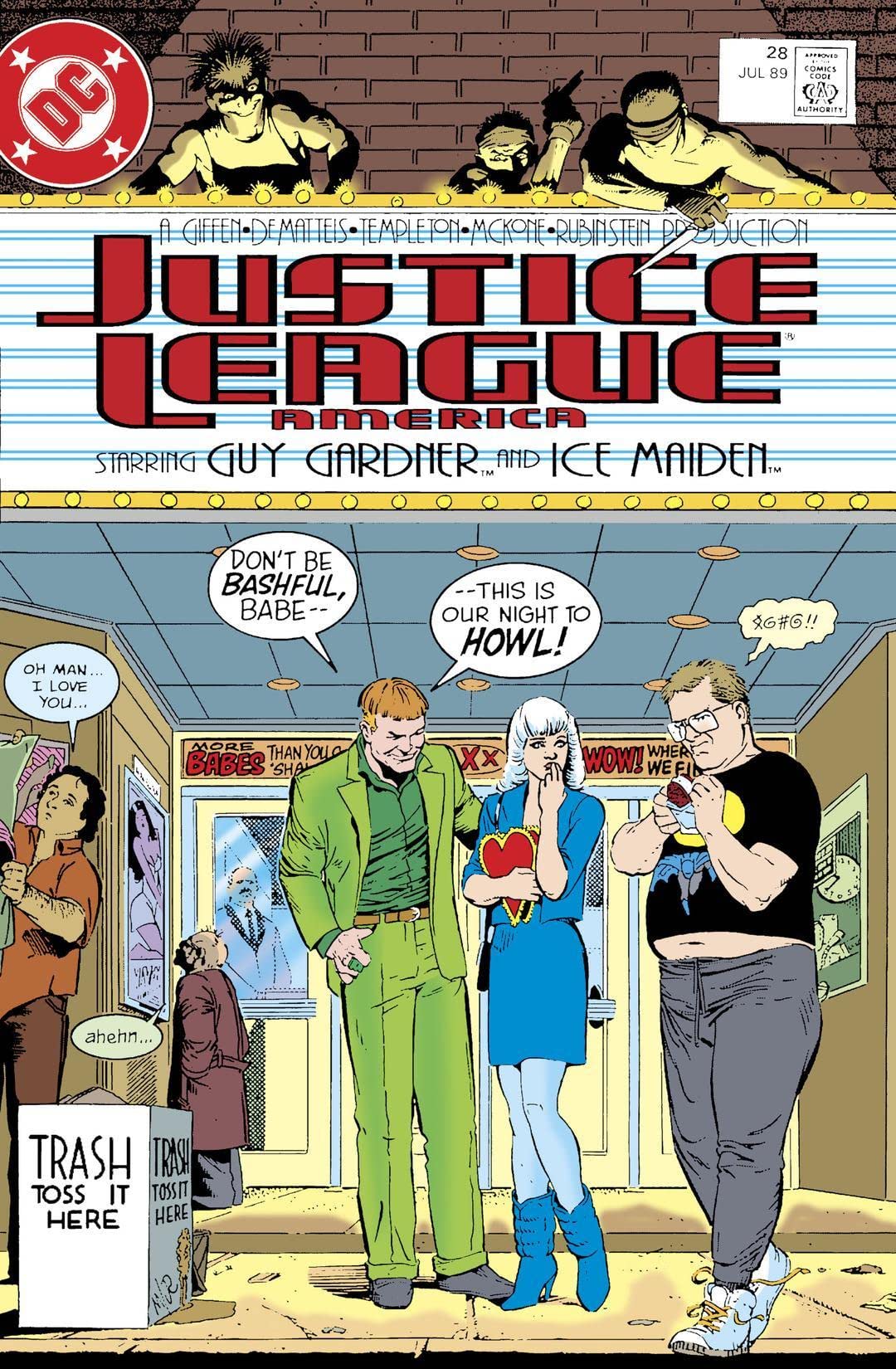 Justice League America #28 cover