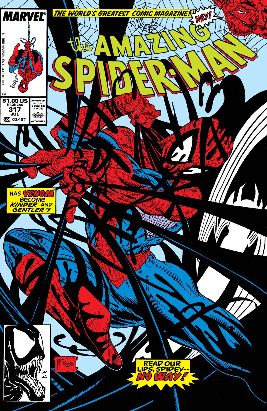 The Amazing Spider-Man #317 cover