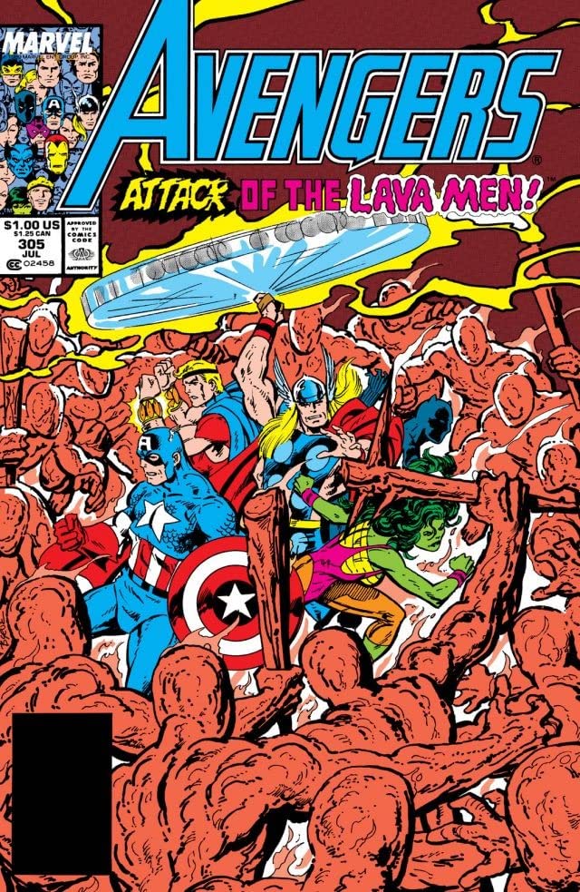 The Avengers #305 cover