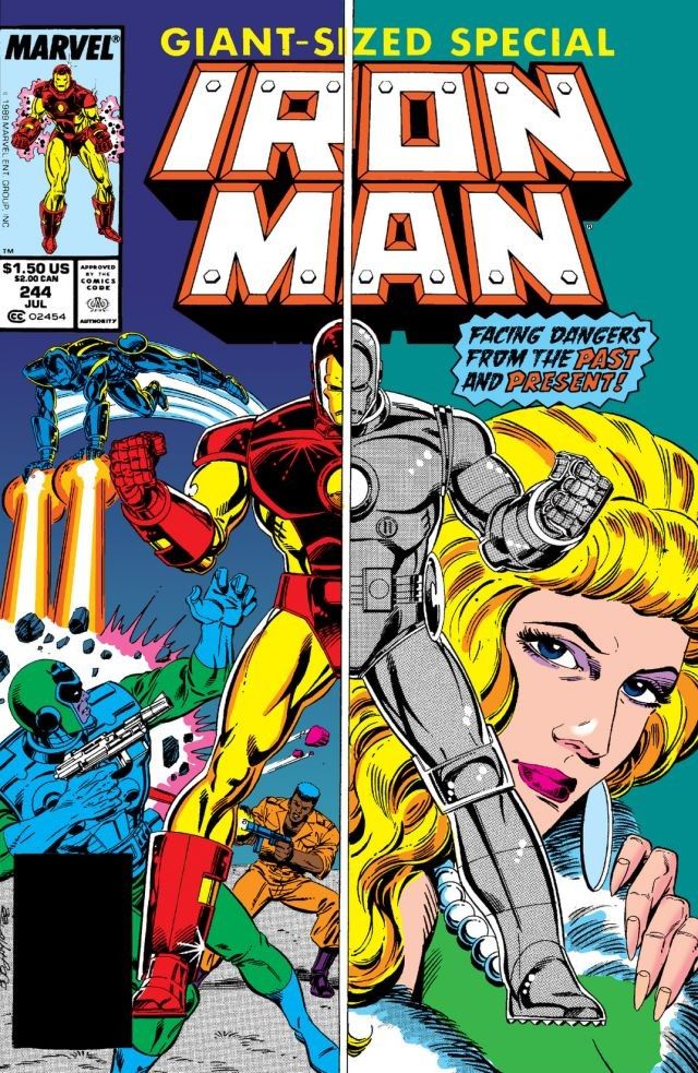 Iron Man #244 cover