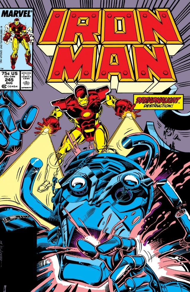 Iron Man #245 cover