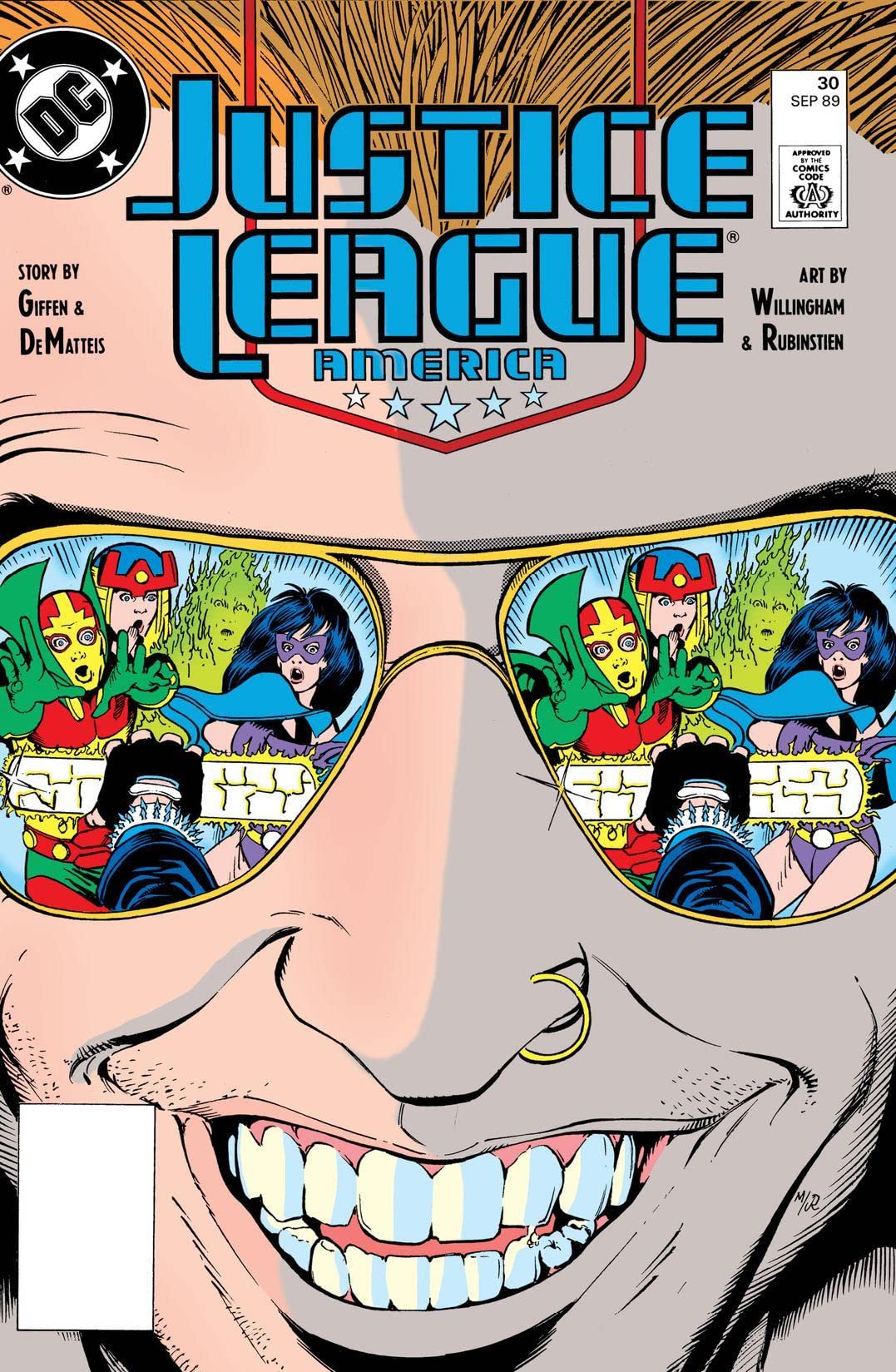 Justice League America #30 cover