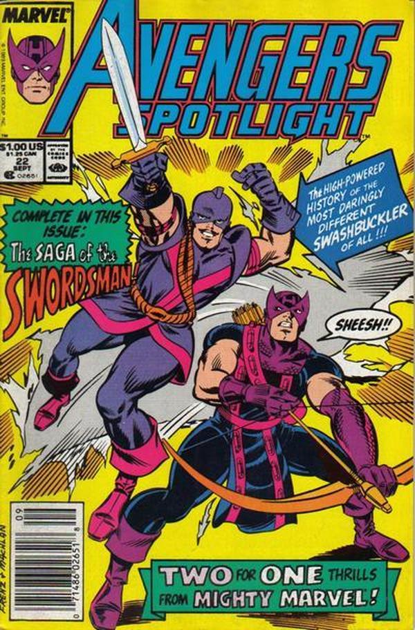 Avengers Spotlight #22 cover