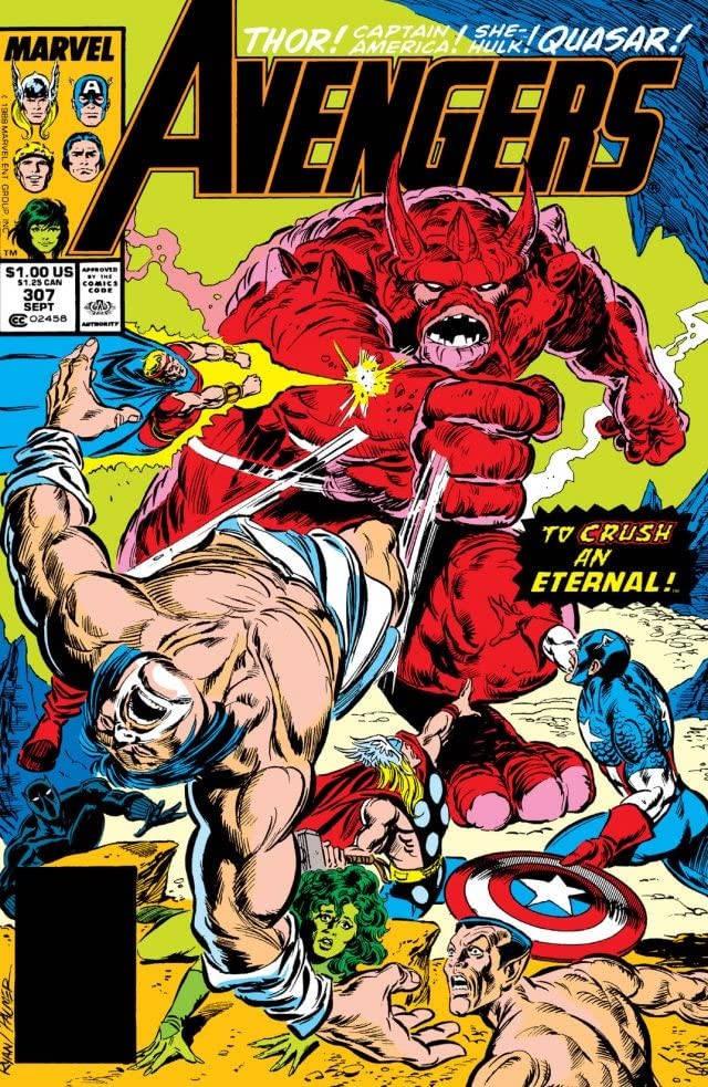 The Avengers #307 cover