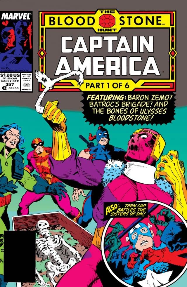 Captain America #357 cover