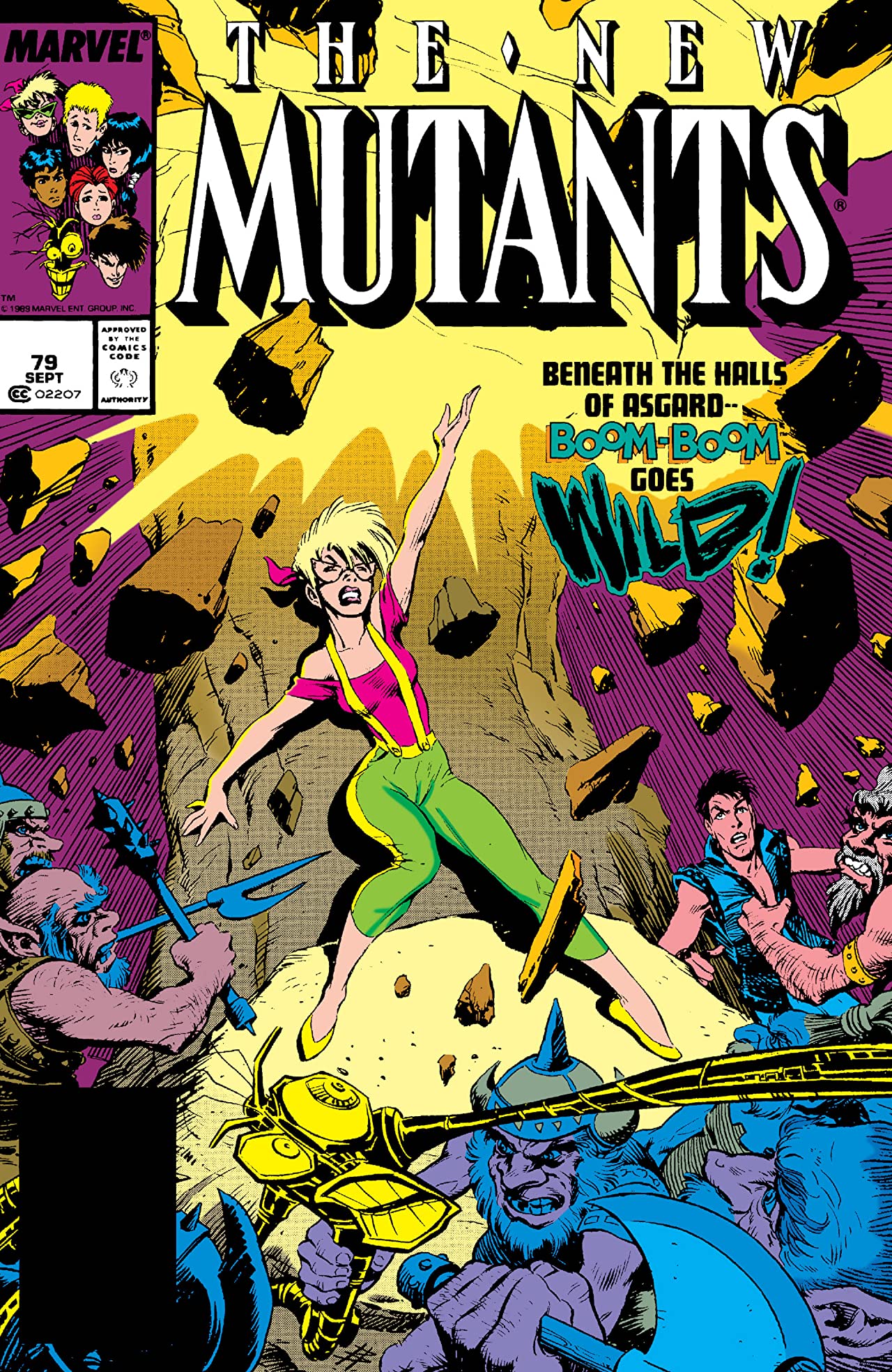 The New Mutants #79 cover