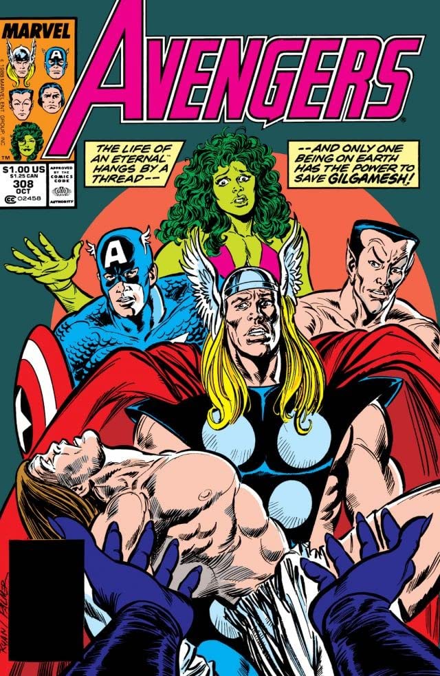 The Avengers #308 cover