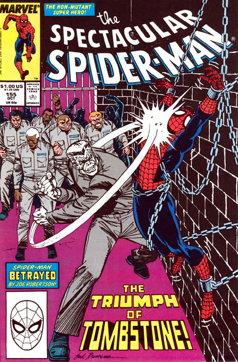 The Spectacular Spider-Man #155 cover