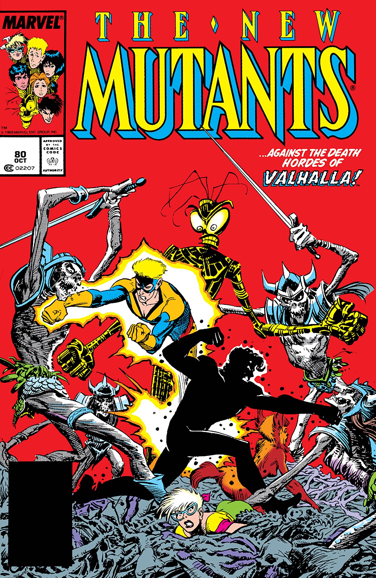 The New Mutants #80 cover