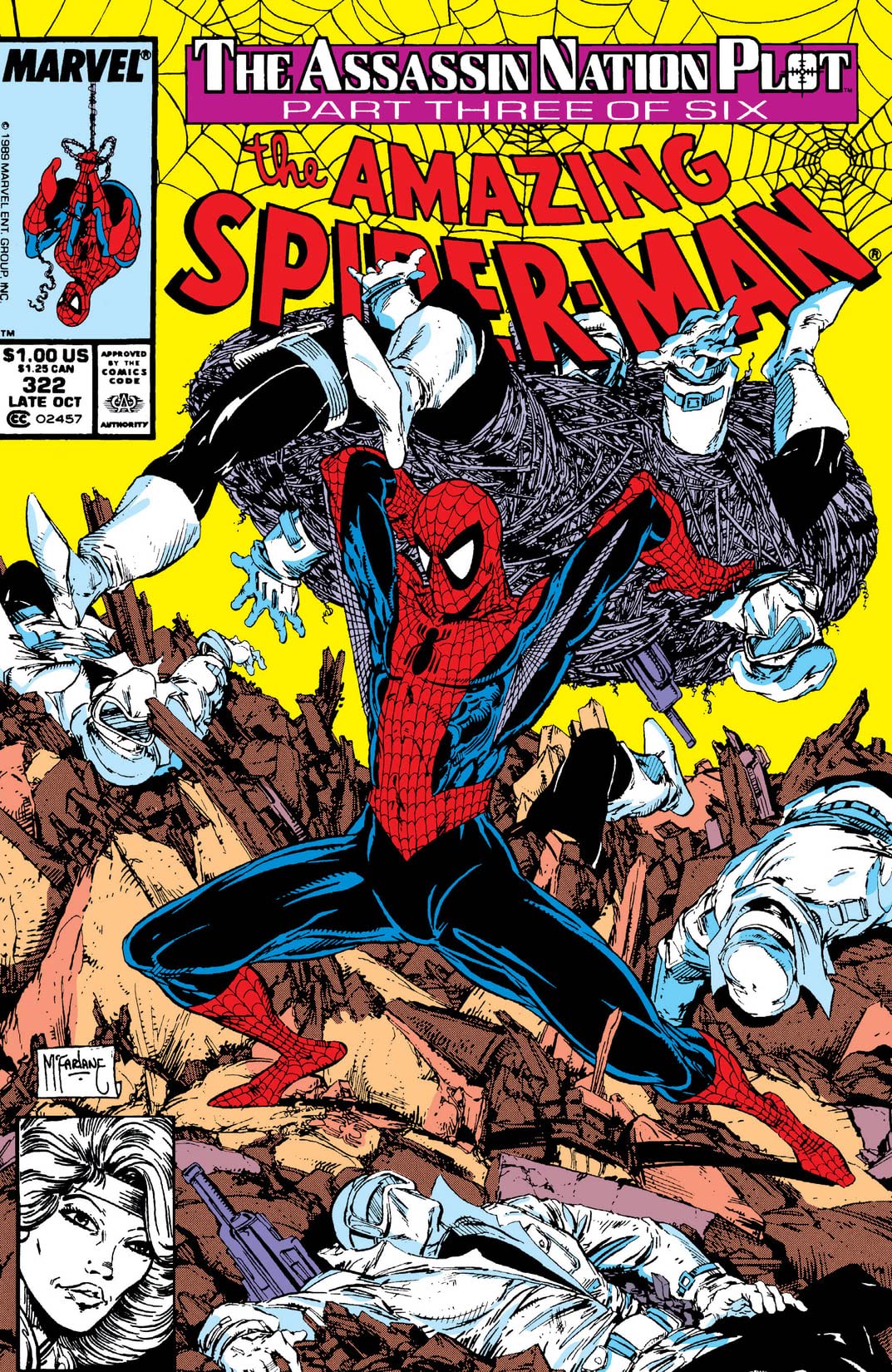 The Amazing Spider-Man #322 cover