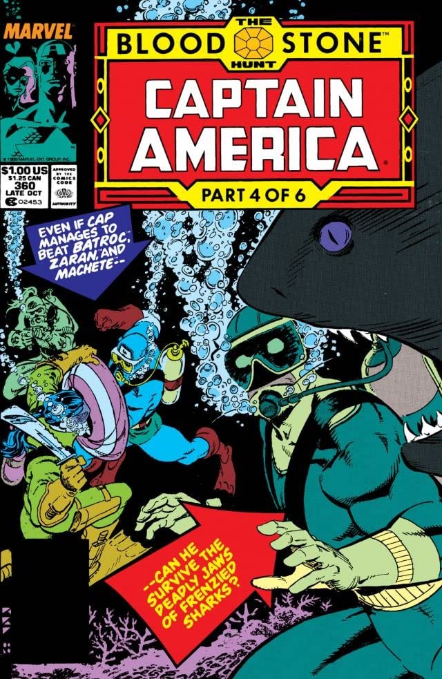Captain America #360 cover