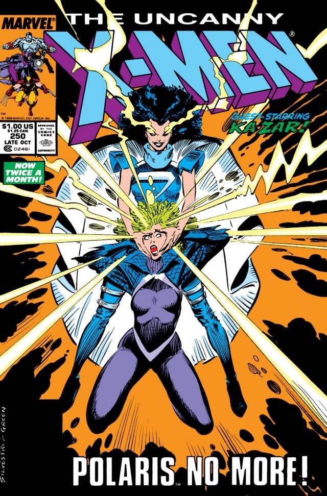 The Uncanny X-Men #250 cover