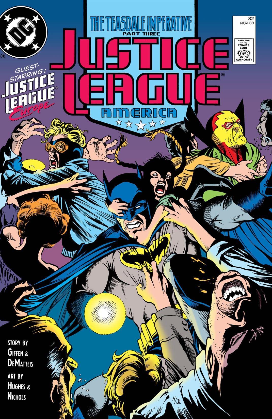Justice League America #32 cover