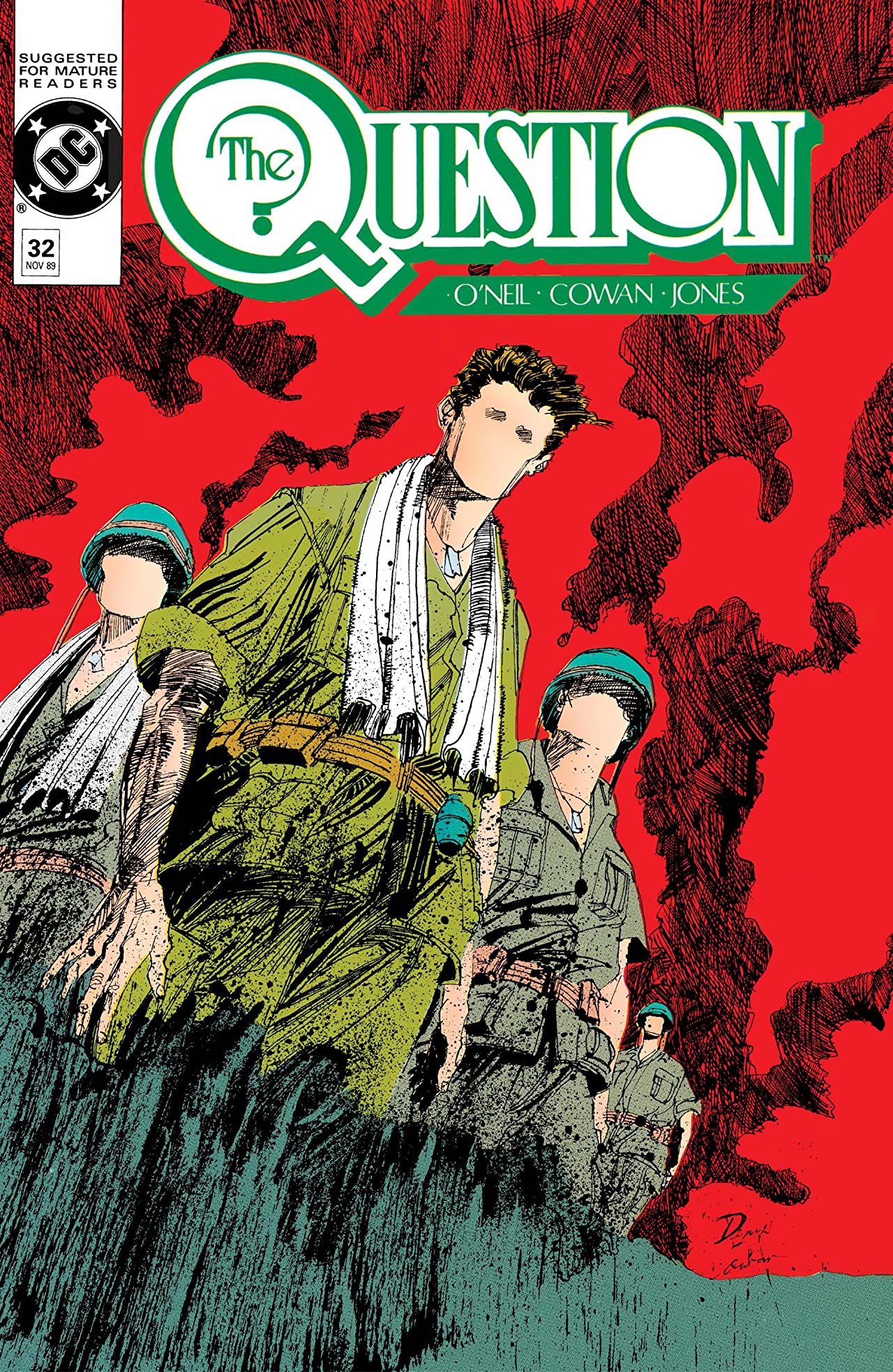 The Question #32 cover