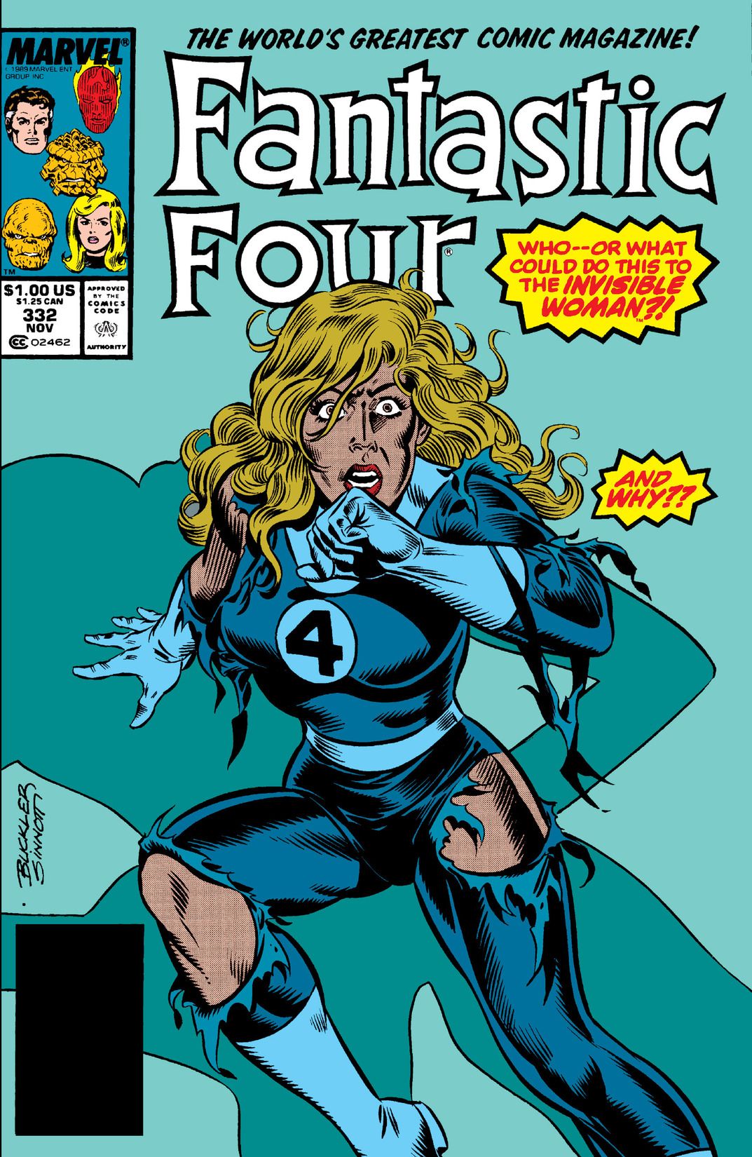 Fantastic Four #332 cover