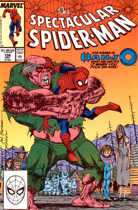 The Spectacular Spider-Man #156 cover
