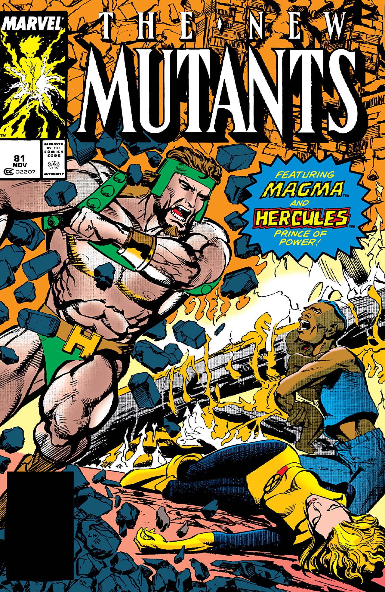 The New Mutants #81 cover