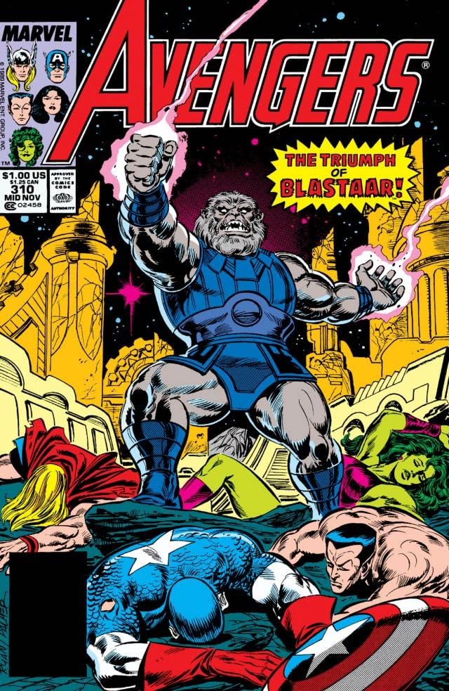 The Avengers #310 cover