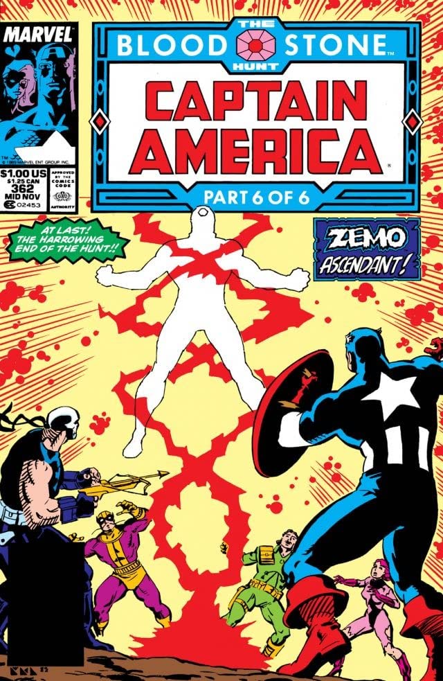 Captain America #362 cover