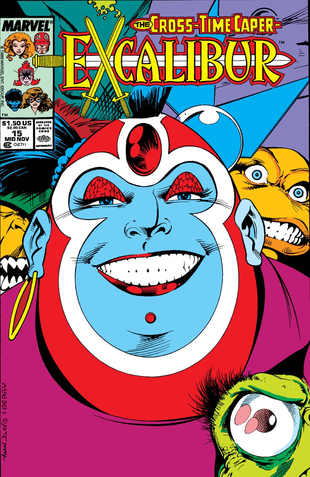 Excalibur #15 cover
