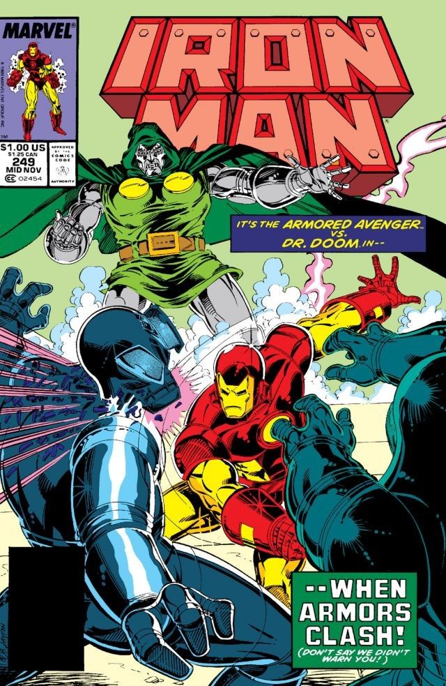 Iron Man #249 cover