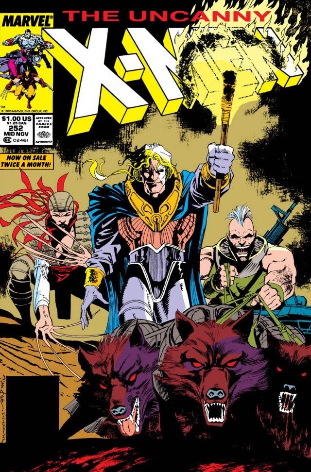 The Uncanny X-Men #252 cover