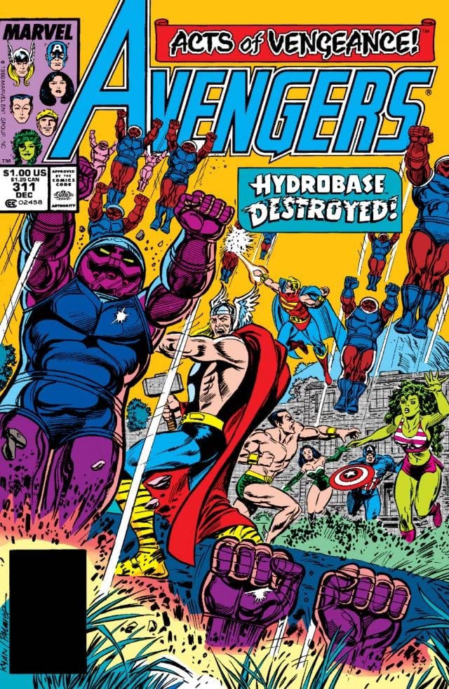 The Avengers #311 cover