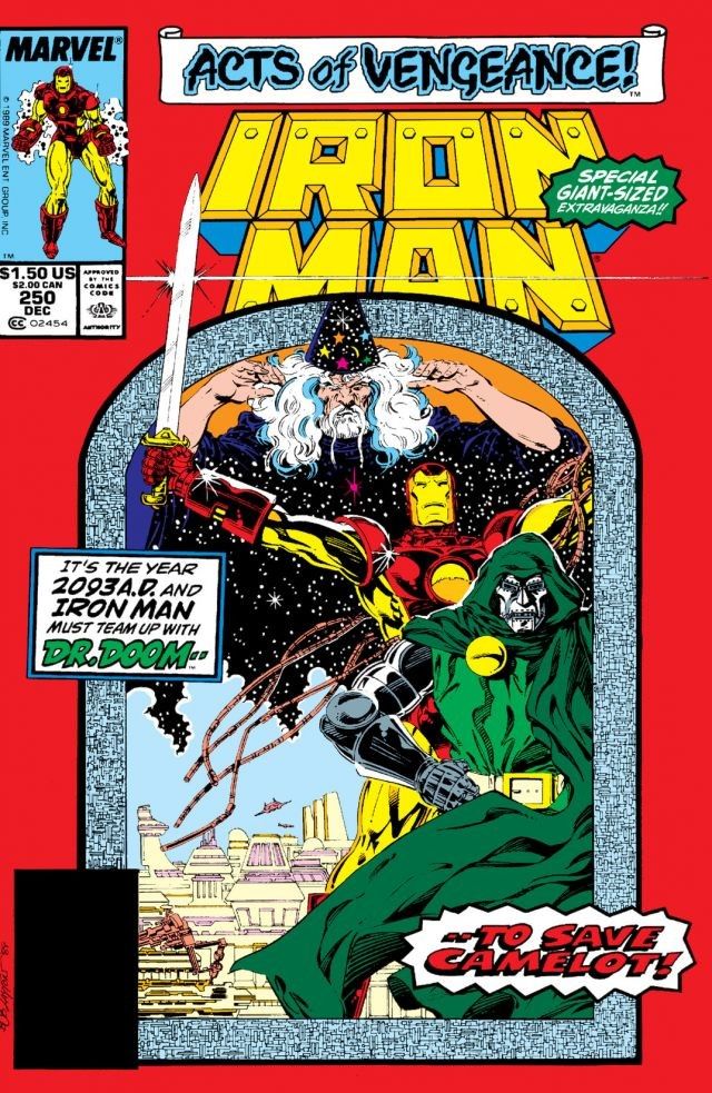Iron Man #250 cover