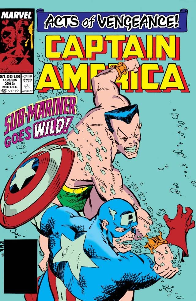 Captain America #365 cover