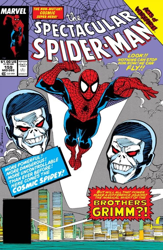 The Spectacular Spider-Man #159 cover
