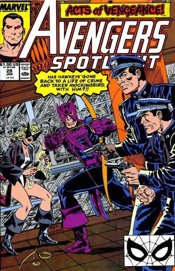 Avengers Spotlight #28 cover