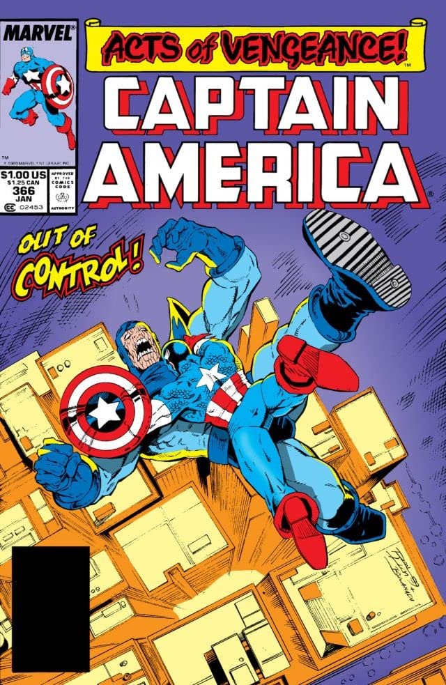 Captain America #366 cover