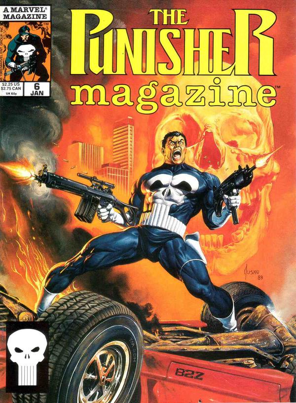 The Punisher Magazine #6 cover