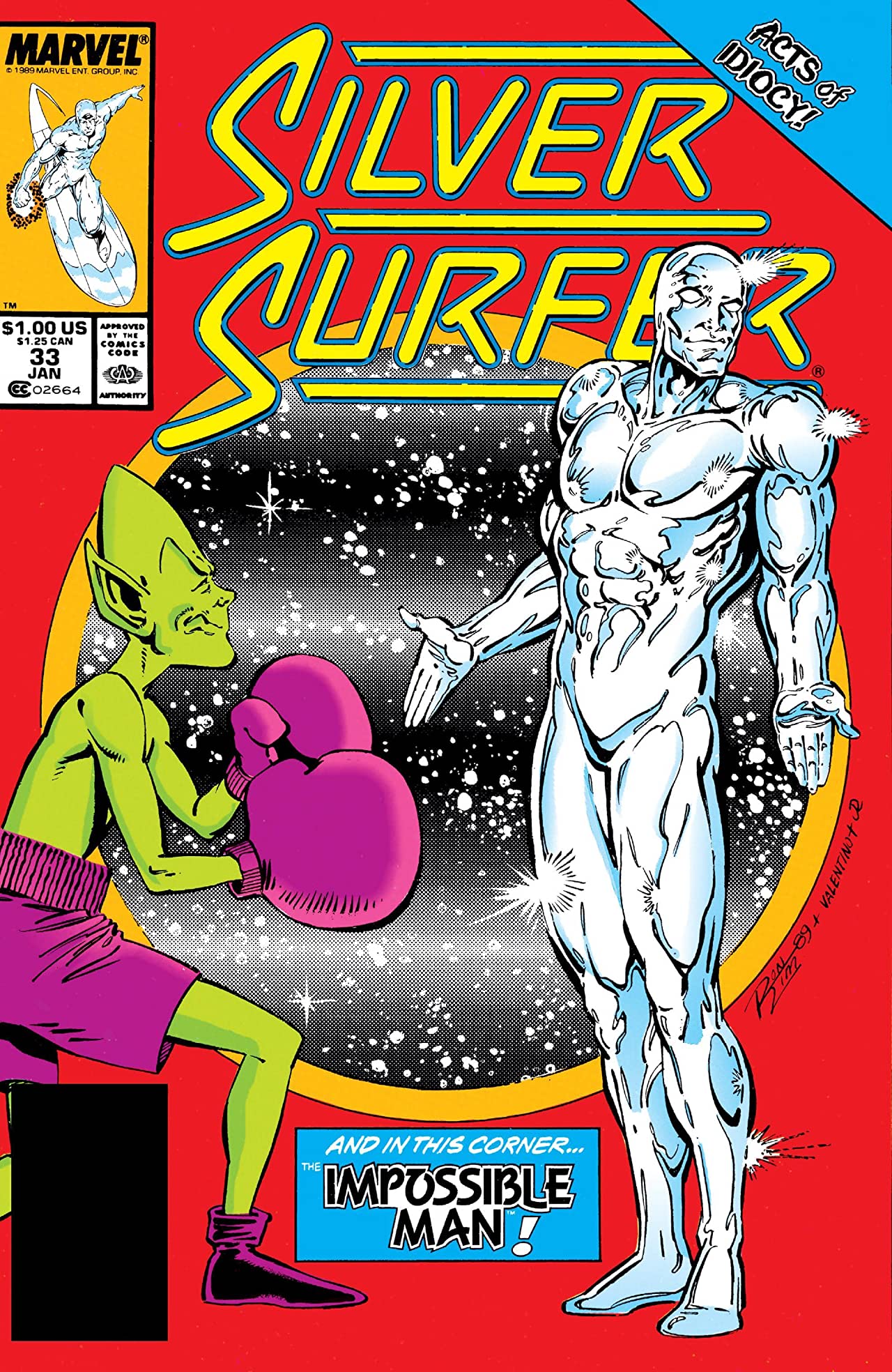 Silver Surfer #33 cover