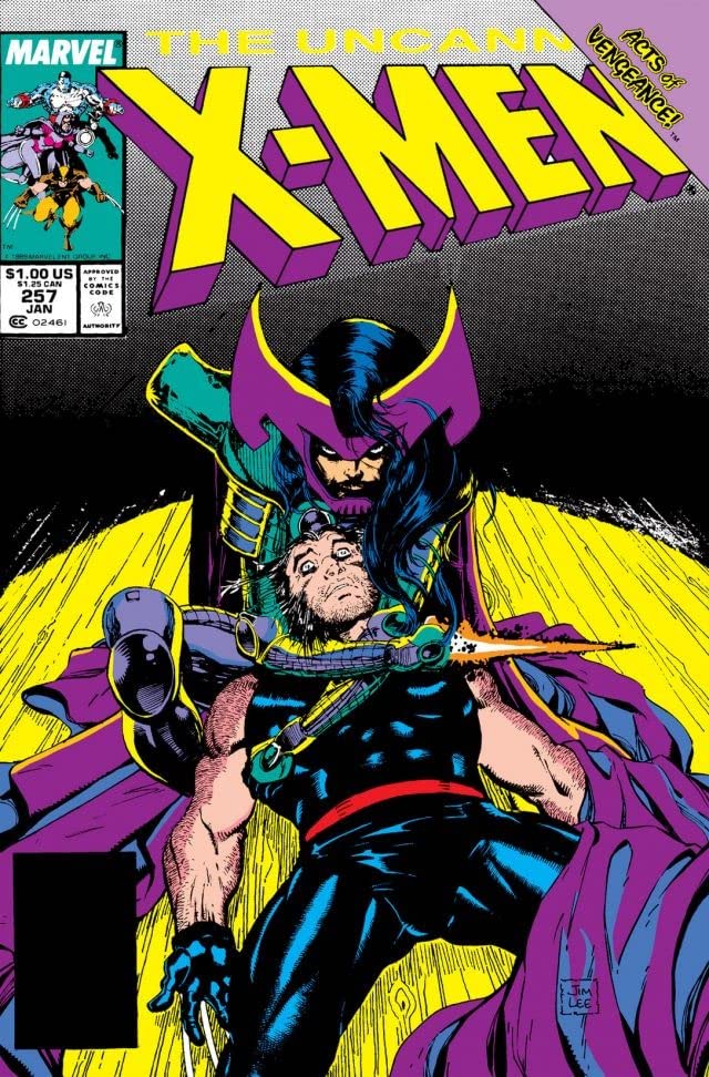 The Uncanny X-Men #257 cover