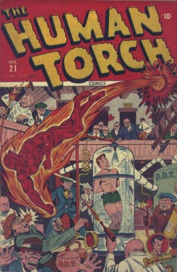 The Human Torch #21 cover