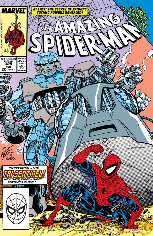The Amazing Spider-Man #329 cover
