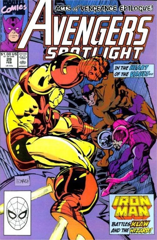 Avengers Spotlight #29 cover