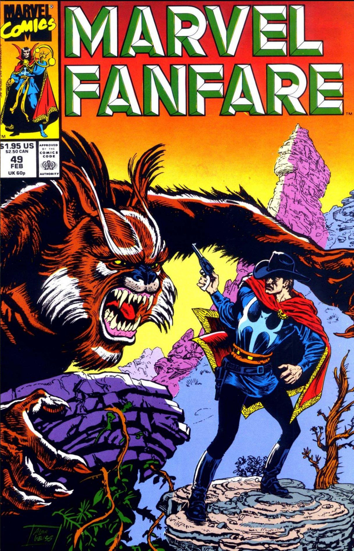 Marvel Fanfare #49 cover