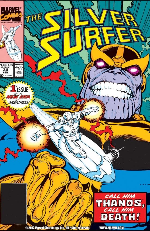 Silver Surfer #34 cover