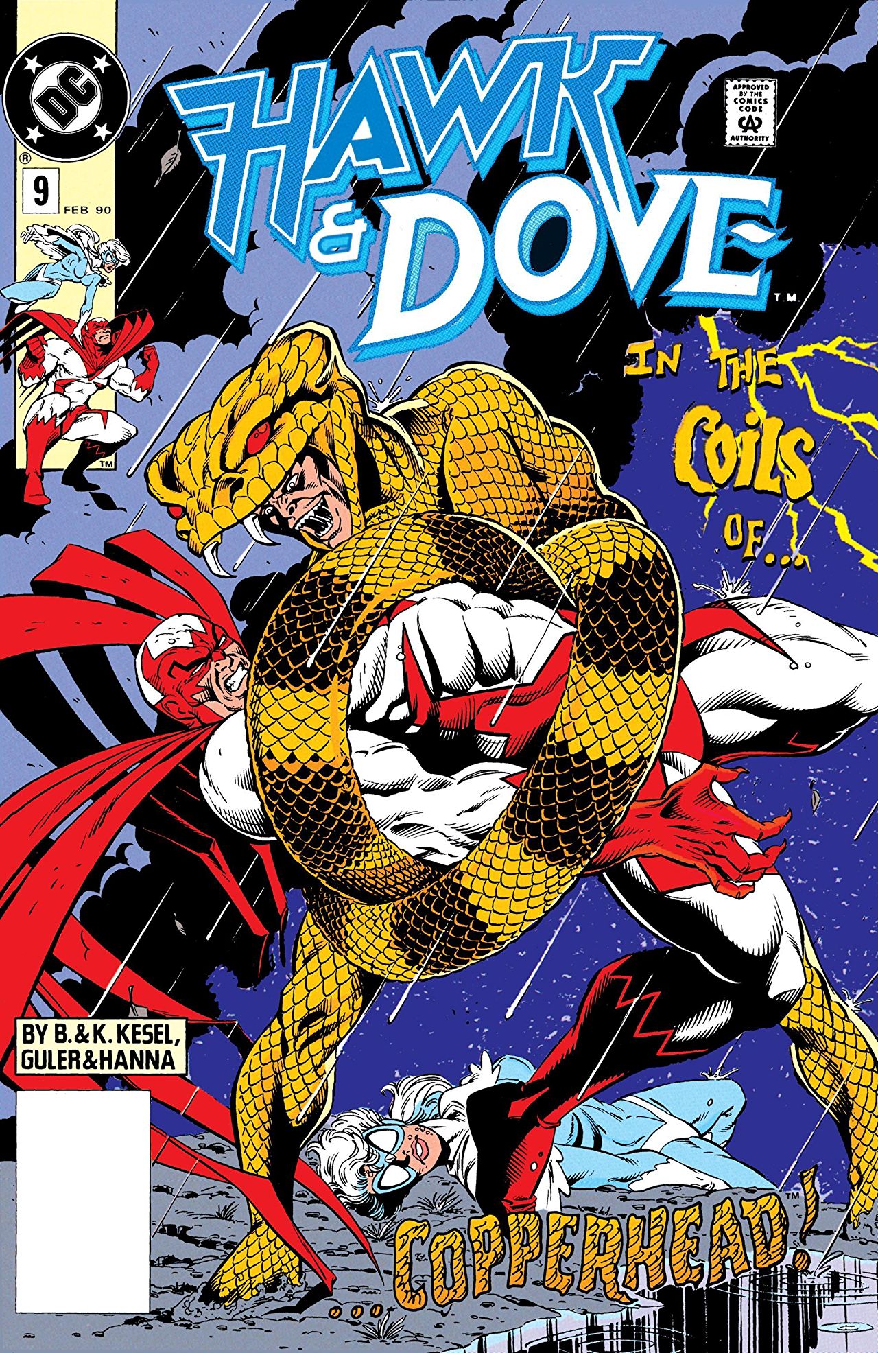 Hawk and Dove #9 cover