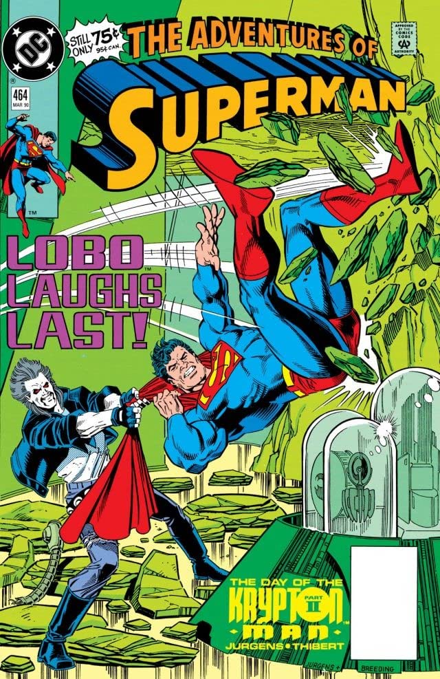 Adventures of Superman #464 cover