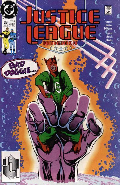 Justice League America #36 cover