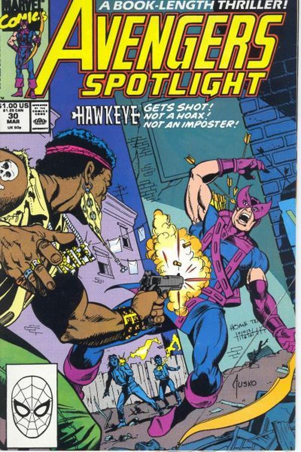 Avengers Spotlight #30 cover